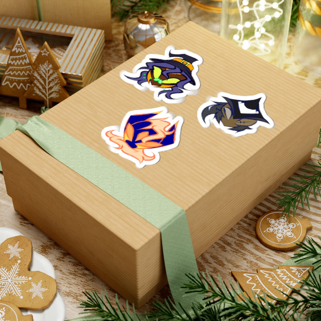 Halloween Costume Heads Sticker Bundle