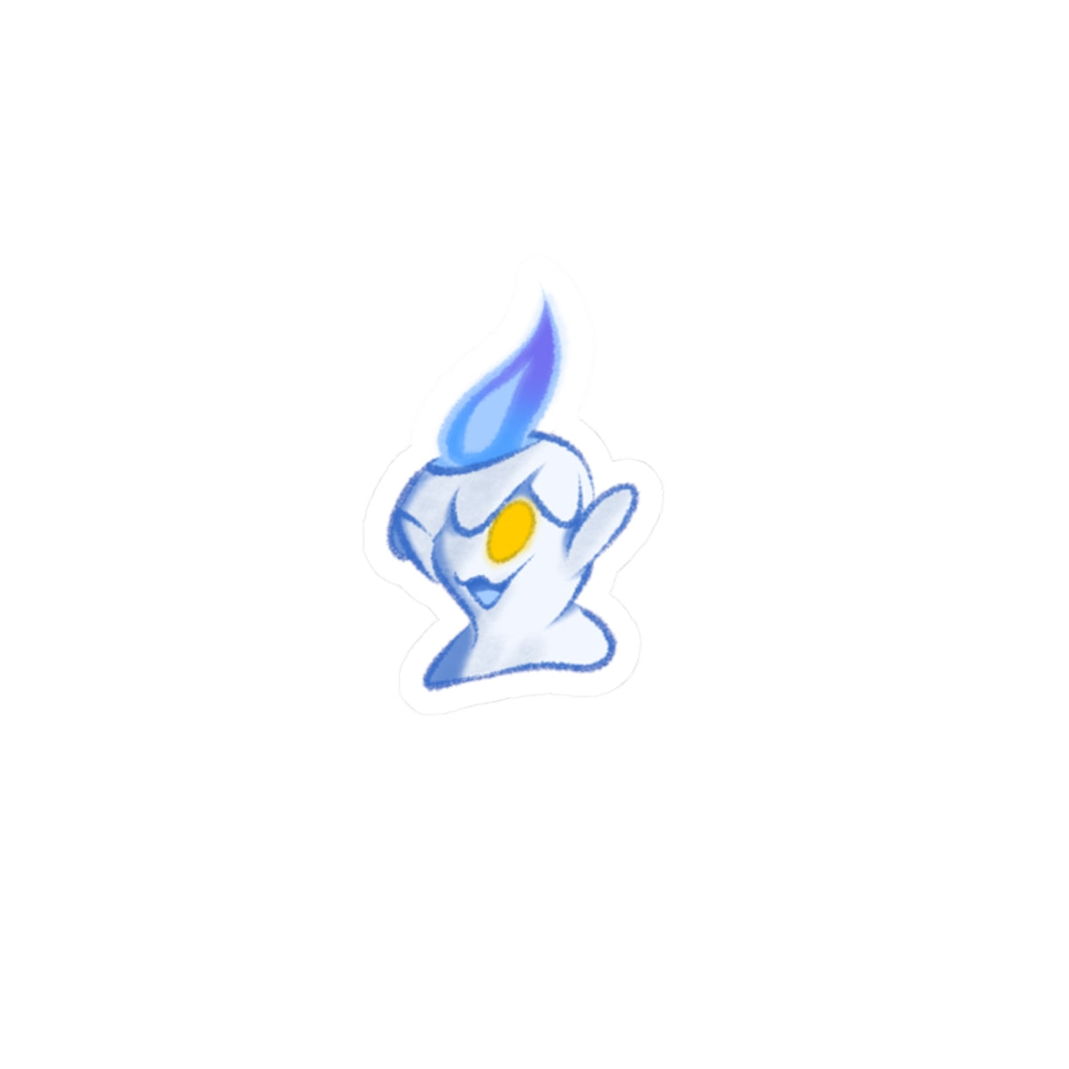 Gen 5 Cheery Candle Wick Sticker
