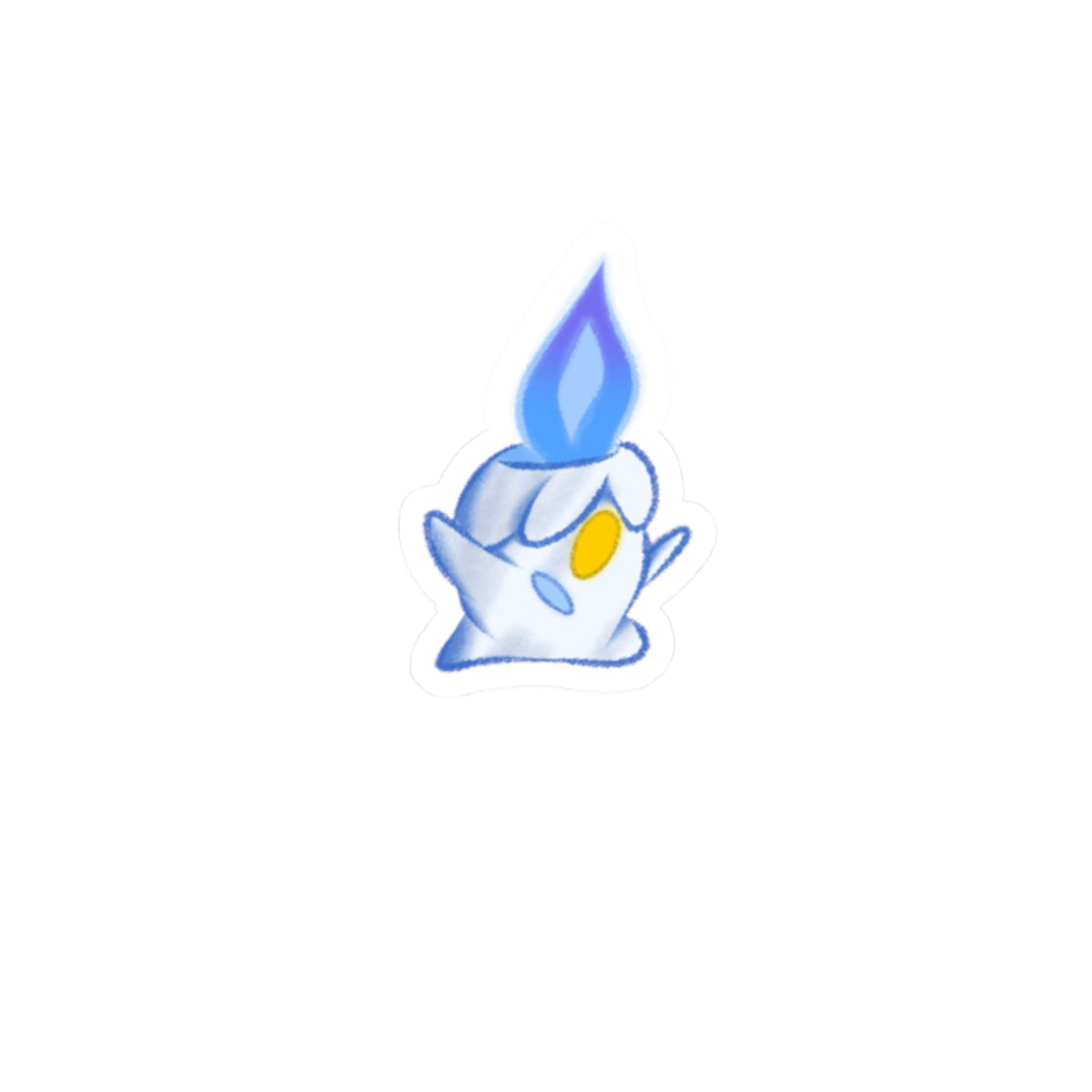 Gen 5 Excited Candle Wick Sticker